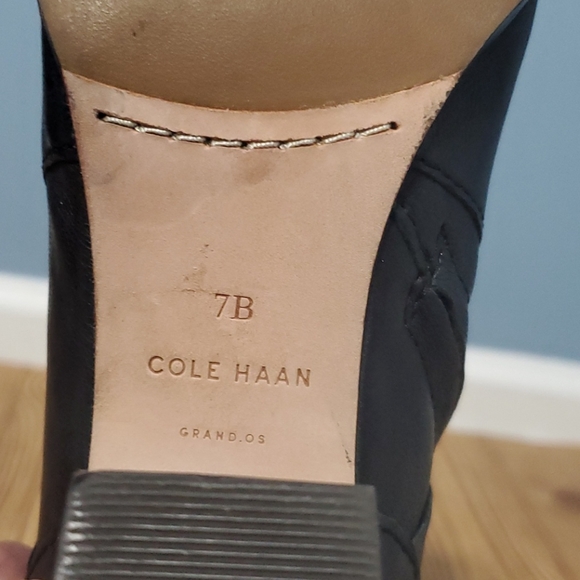 Cole Haan Grand OS Soft Leather Belted Booties - Picture 9 of 12
